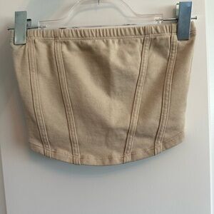 Fashion Nova Tan Crop Top